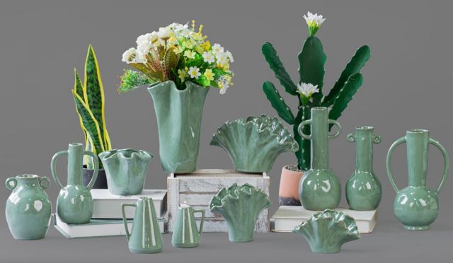 Green Porcelain Home Décor — catalogue product group 1