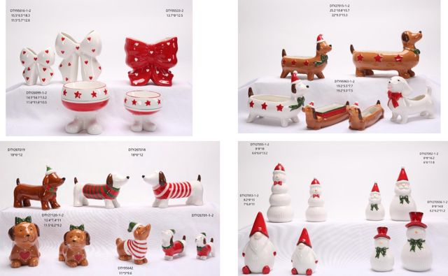 Hand-Painted Christmas Ceramics — catalogue product group 6