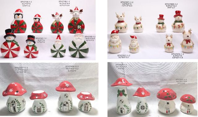 Hand-Painted Christmas Ceramics — catalogue product group 9