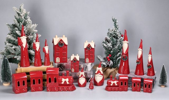 Red Glazed Christmas Ceramics — catalogue product group 5