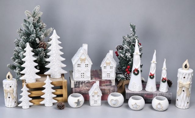 Winter White Christmas Ceramics — catalogue product group 12