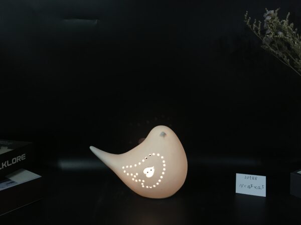 The bird decor with LED light