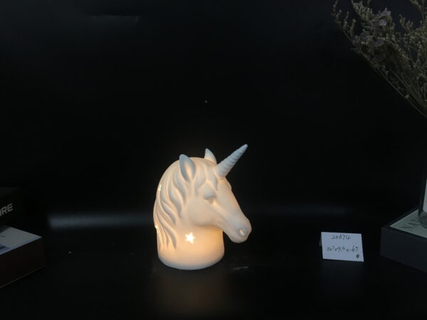 The unicorn decor with LED light - Image 4