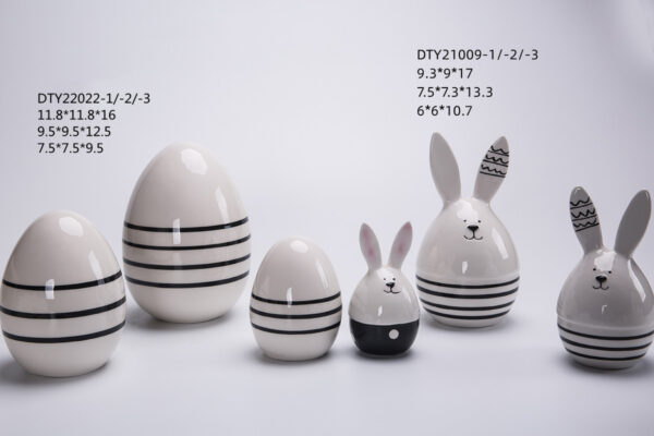 Dolomite Easter products bunnies/eggs decor with hand painting colors